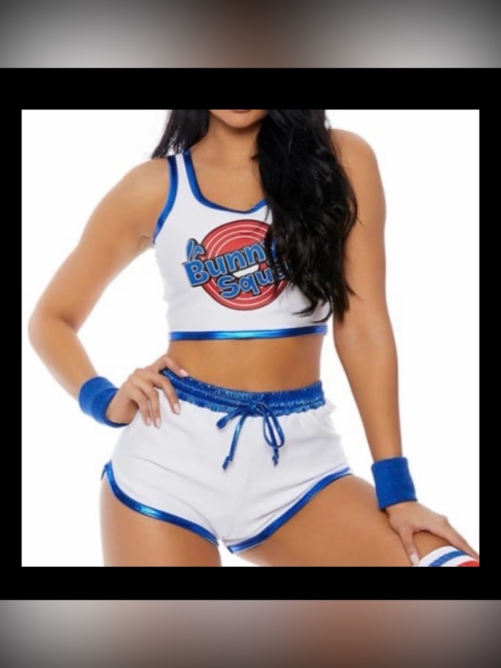 Forplay Space Jam Sexy Bunny Squad 2 Pc Halloween Costume Sz XS/S Lola Bunny